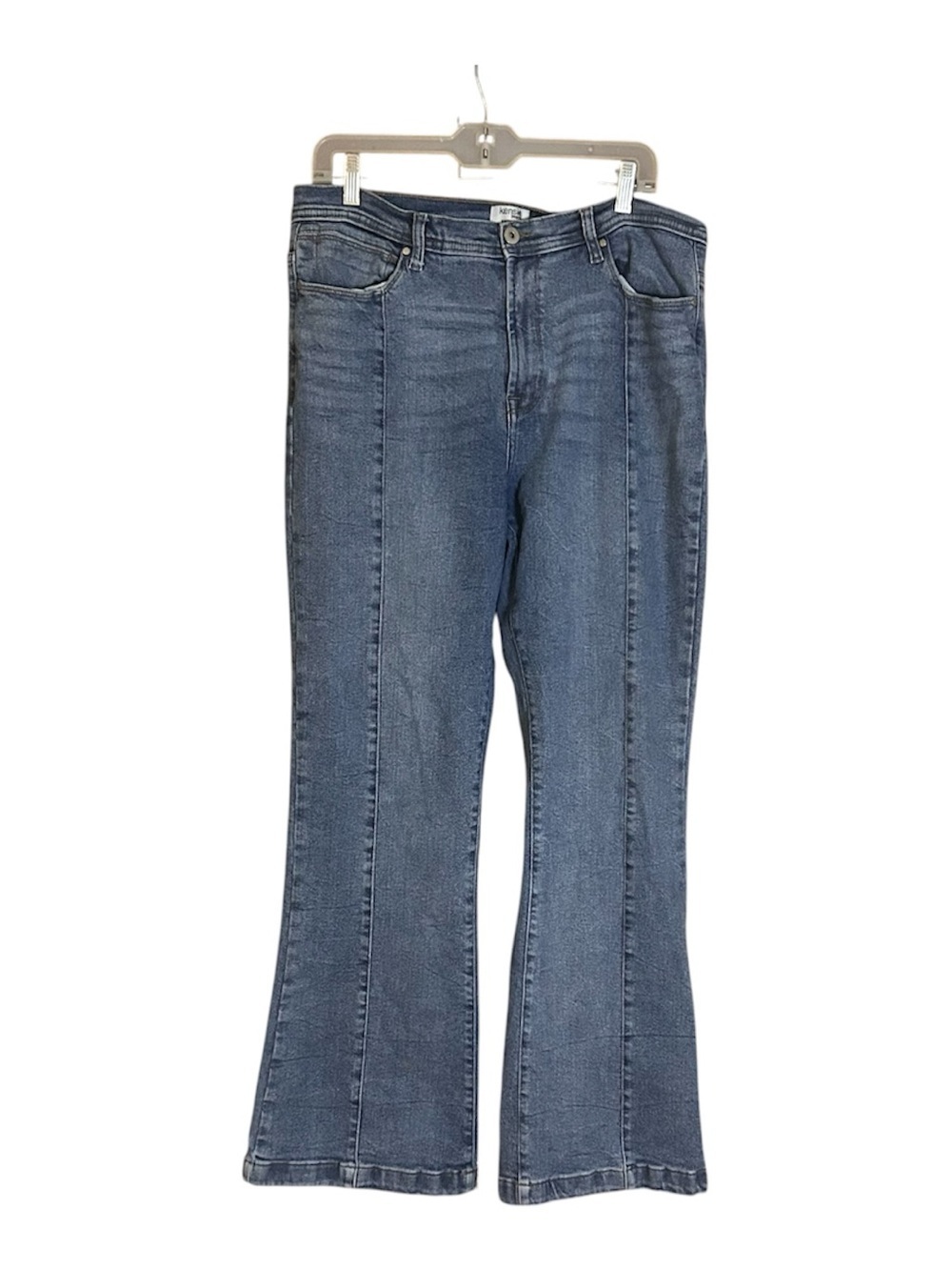 Kensie Vintage Luxe The Savannah High Rise Flare Jeans Size 14